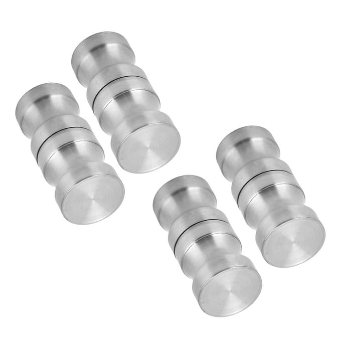 4Set 304 Roestvrij Staal Doucheglasdeur Handvat Trekknoppen Hardware Badkamer Accessoire