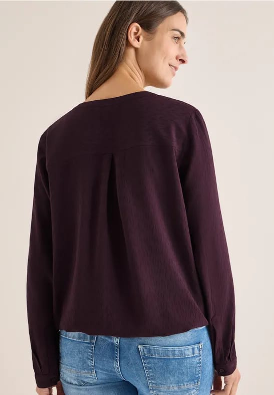 Blouse in effen kleur