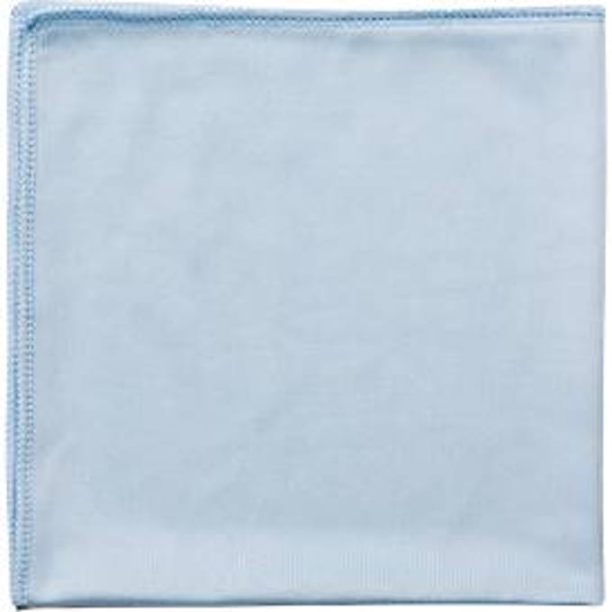 Rubbermaid microvezeldoek HYGEN, bleekmiddelbestendig, 400 x 400 mm, microvezel, blauw, 12 stuks