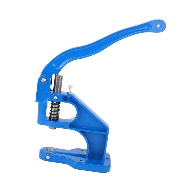 Handpersmachine Professioneel Efficiënt Veilig Zeilring Oogjesmachine voor Banner Luifel Borden blue