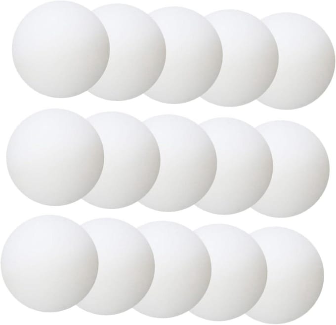 Tafeltennis Ballen - Pong Ballen - Training en Spel - Consistente Stuit - 4 cm Diameter - Wit