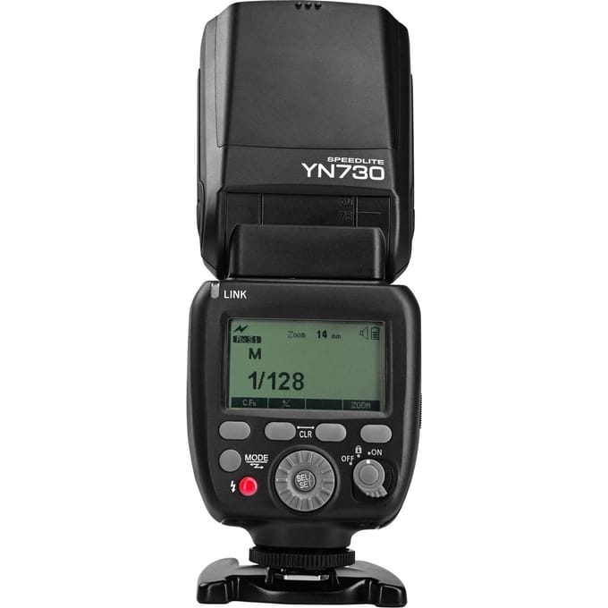 YONGNUO YN730 2.4G Draadloze camera Flash Master / Slave Speedlite GN60 HSS 1s Recycletijd met zwart