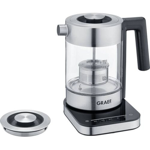 Graef WK350 Waterkoker Oververhittingsbeveiliging Aantal/Volume: 1 l RVS