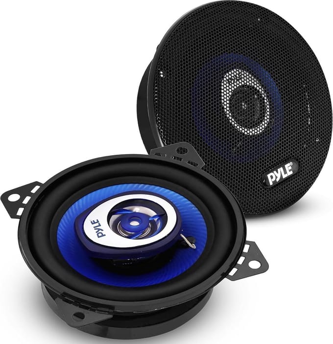 Auto Luidsprekers - 180 Watt Piekvermogen - Frequentiebereik 110-20 kHz - 4 Ohm en 19mm ASV Coils