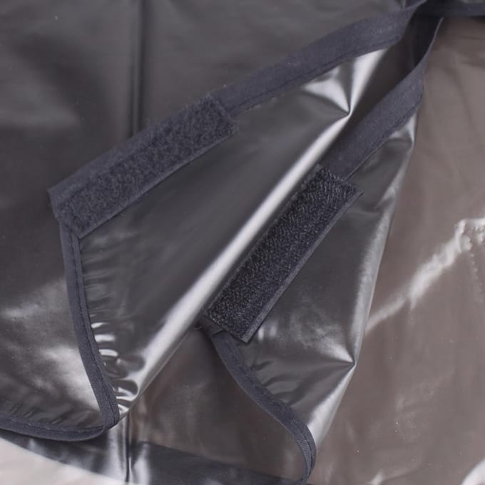 Haar Knippen Kraag Waterdichte Kleuring Cape Kapper Kappers Haarverf Jurk Perm Kapsalon Cape Tool 1pc gray