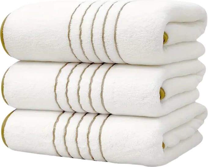 Nivard Handdoeken Set - Hotelkwaliteit - Handdoek - Towel - Wit - 3 Stuks
