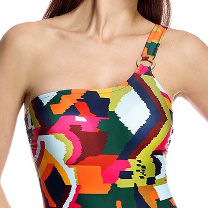 Dames Badpak Asymmetrisch Badpak W260111