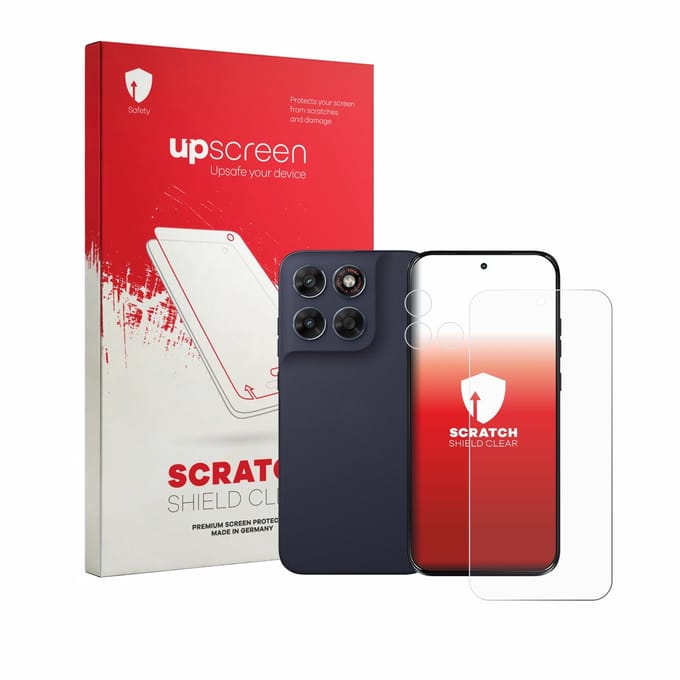 upscreen - Screenprotector voor Motorola Moto G87 (Voor+Camera) - Folie Beschermfolie transparant