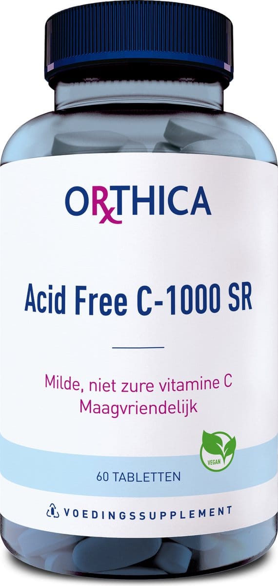 Orthica Acid Free C-1000 SR - vitamine C - 60 tabletten