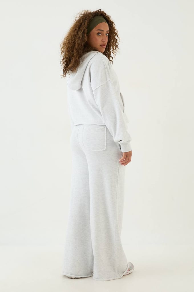 Dames Dsgn Studio Lichtgewicht Hoodie Met Rits | Ash Grey | Maat: Medium