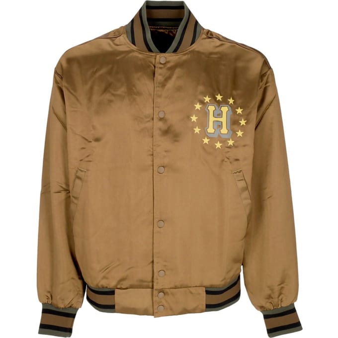 Galactic Stack Baseball Jacket Heren Bomberjack Camel