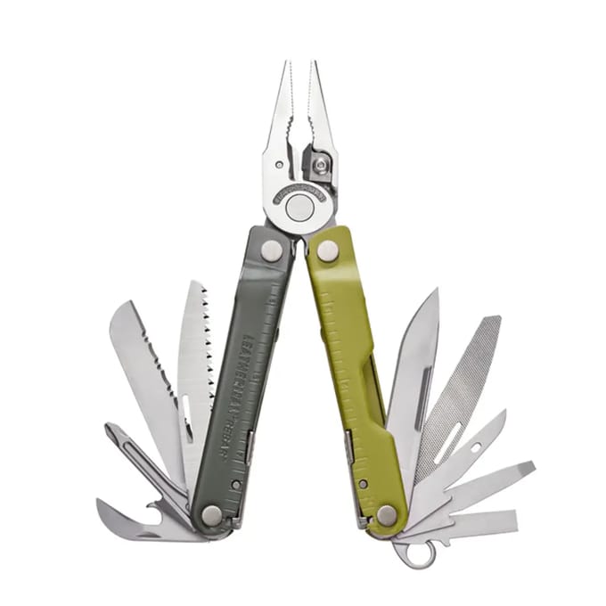 Leatherman Rebar Mossy Slate – Robuuste Multitool Met 17 Vergrendelbare Gereedschappen