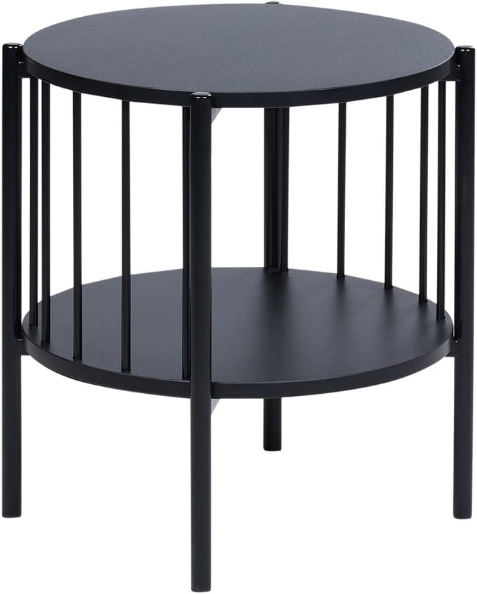 OREANA - Bijzettafel - Zwart - MDF