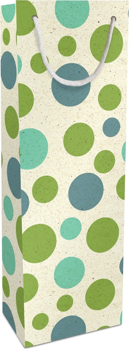 Tasje 12x36x10cm, Fantasie Bubbles, Graspapier