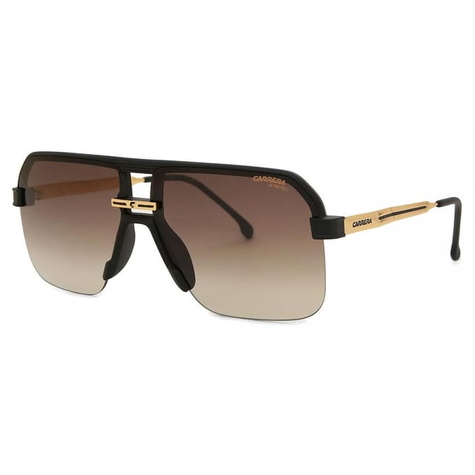 Carrera CARRERA 1066/S MATTE BLACK/BLACK BROWN GREEN ANTIREFLEX 63/12/145 Herrenbrillen Zonnebrillen