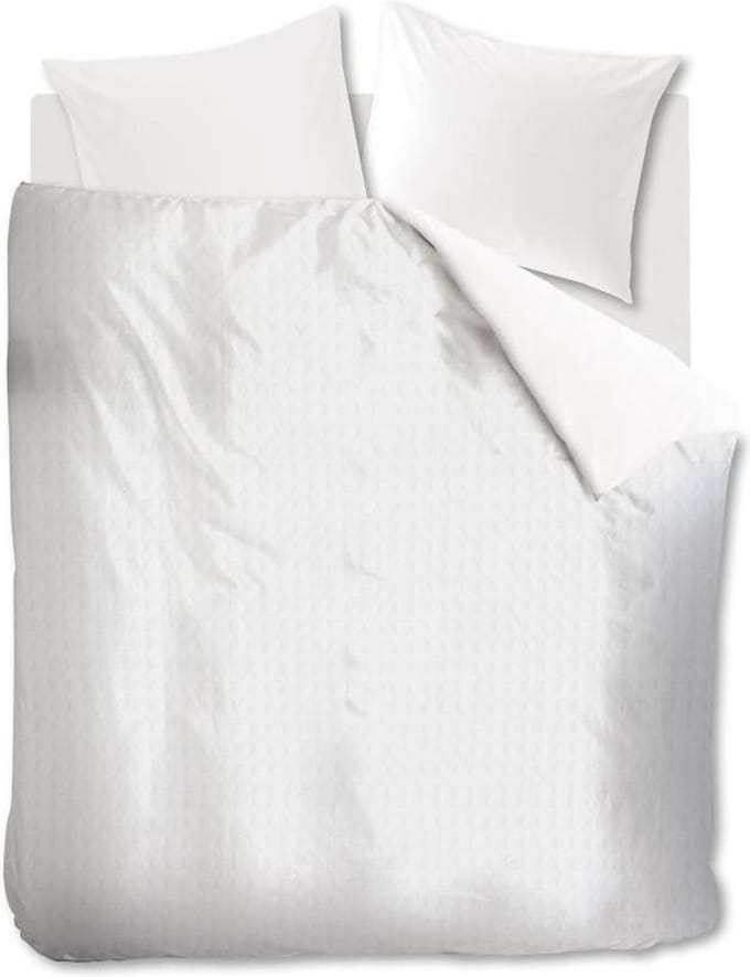 At Home Living Dekbedovertrek - Eenpersoons - 140x200/220 cm - White