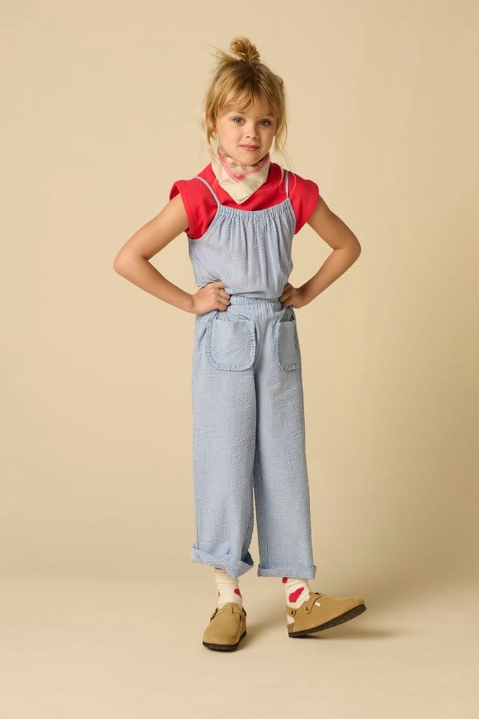 Sissy-Boy - Blauwe gestreepte jumpsuit