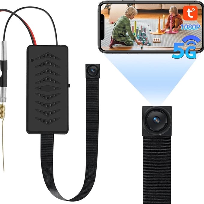 White-Label® Verborgen Camera - Spy Camera - Spionage - Zwart