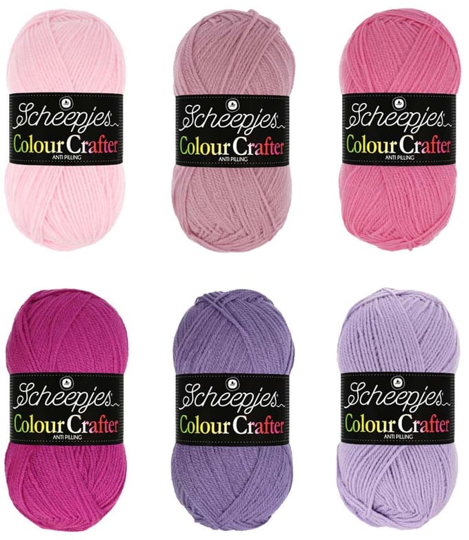 Scheepjes Colour Crafter colour pack Tulip Fields