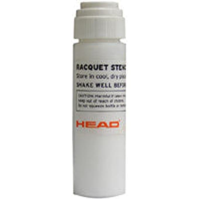 Head Stencil inkt Racket - Wit