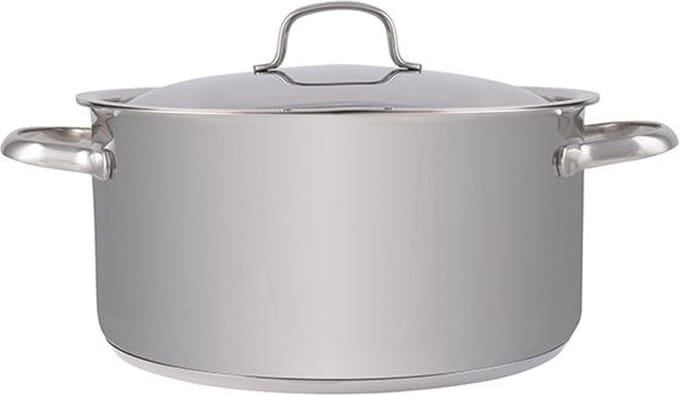 Daily Kookpot Met Deksel D24xh12cm Roestvrij Staal 5l