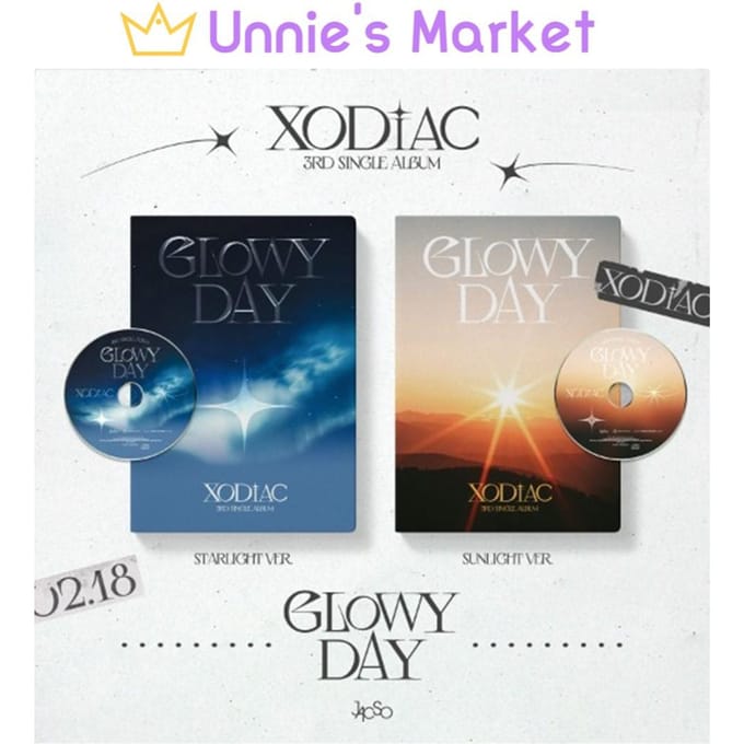 XODIAC - GLOWY DAY 3e Single Album Random ver. gray