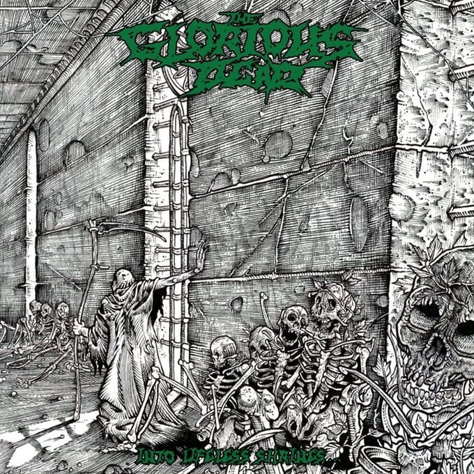 Into Lifeless Shrines (White/Grey/Green/Black Splatter Vinyl)