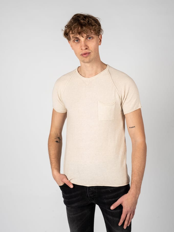 Xagon Man T-shirt Mannen beige