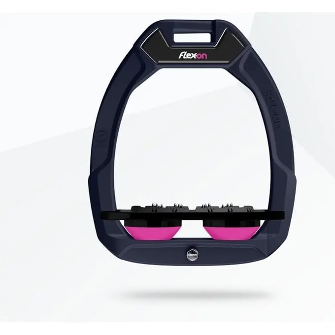 Plat Ultra Grip Veiligheidsschoenen Blauw/Zwart/Rozew Flex-On Safe-On