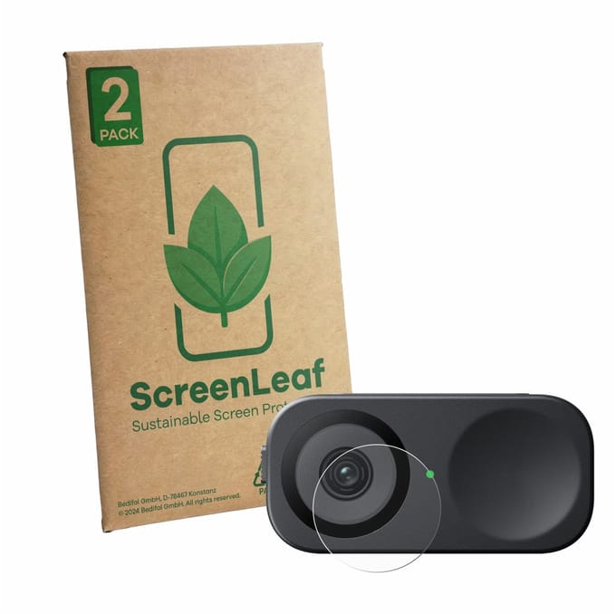 2 Stuks Screenprotector voor Insta360 Link 2C (Lens) - Hoogwaardige Beschermfolie transparant