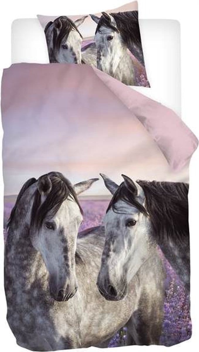 Snoozing Jente Dekbedovertrek - Junior - 120x150 cm - Roze