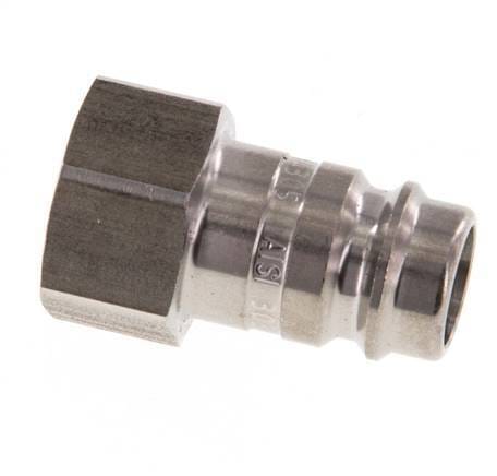 RVS DN 10 Luchtkoppeling Insteeknippel G 3/8 inch Binnendraad - CLP10-F-S-P-038