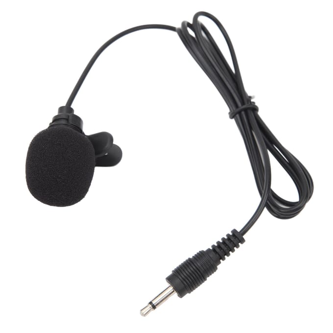 Microphone cravate filaire à pince, réduction du bruit, mini-microphone portable à condensateur omnidirectionnel