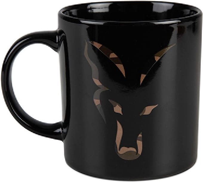 Fox Black & Camo Head Ceramic Mug