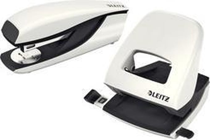 leitz nietmachine- en perforator-set nexxt wow pink-metallic