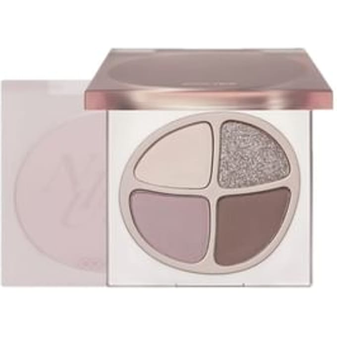 JOOCYEE - 4 Shades Eyeshadow Palette - 2 Types #F13 Taro Nude - 4.3g