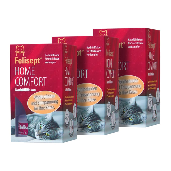 Felisept Home Comfort Set - Kalmerend voor katten - Navulflacon 3 x 45 ml