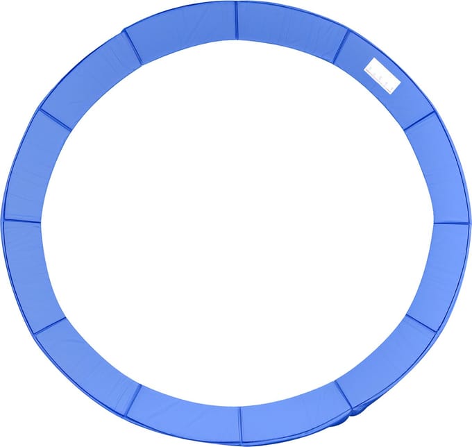 HOMCOM rond vervangend trampolinekussen van PVC, 366 x 366 x 0,04 cm, blauw