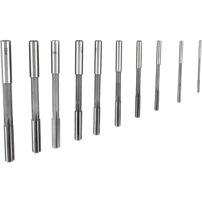 10 stuks HSS H8 Rechte Schacht Opspanmachine Ruimer 3456789101112mm