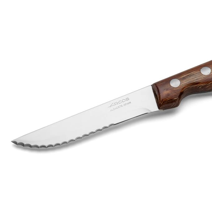 Couteau de longe - ARCOS - AR372500 - Lame 11 cm - Monobloc acier inoxydable - Poignée résistante lave-vaisselle