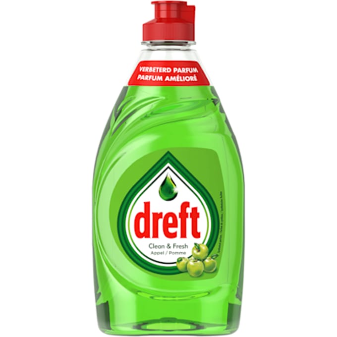 Dreft Clean & Fresh Afwasmiddel Appel - 340 ml
