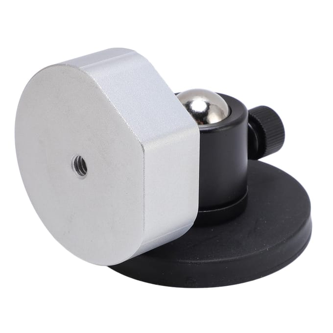 Support de montage magnétique pour toit de voiture, en alliage d'aluminium, angle réglable, pour satellite noir