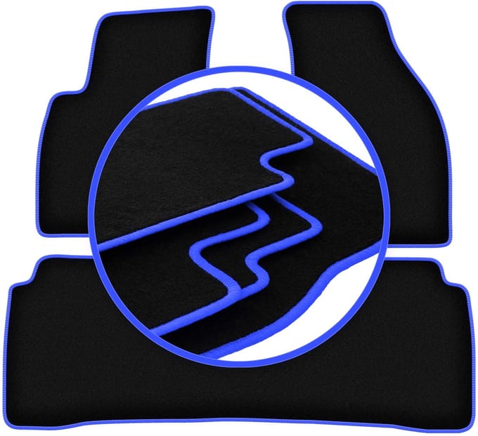 CARLUX-BLUE automatten voor: Hyundai SantaFe I SUV (2000-2006)