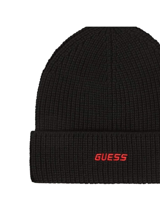 Rode baseballpet met logo voor heren van Guess