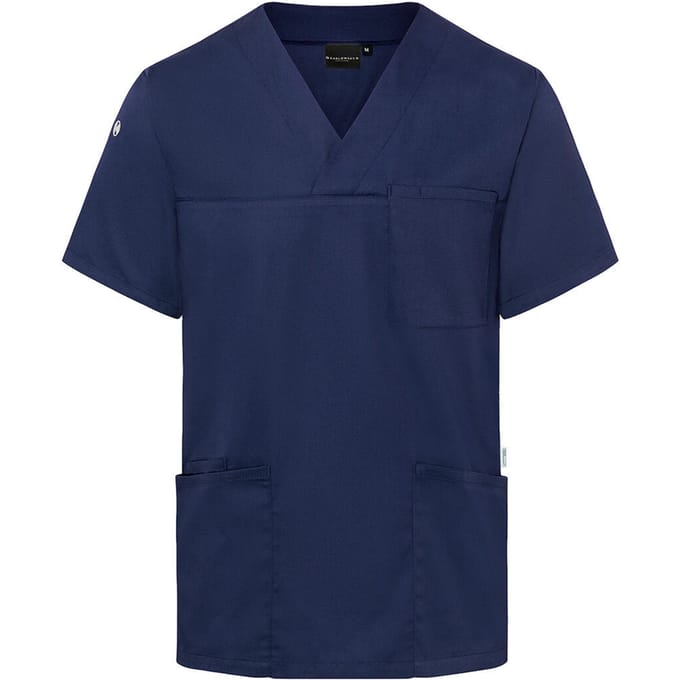 Karlowsky Heren Essential Werk tuniek met korte mouwen (Marine)