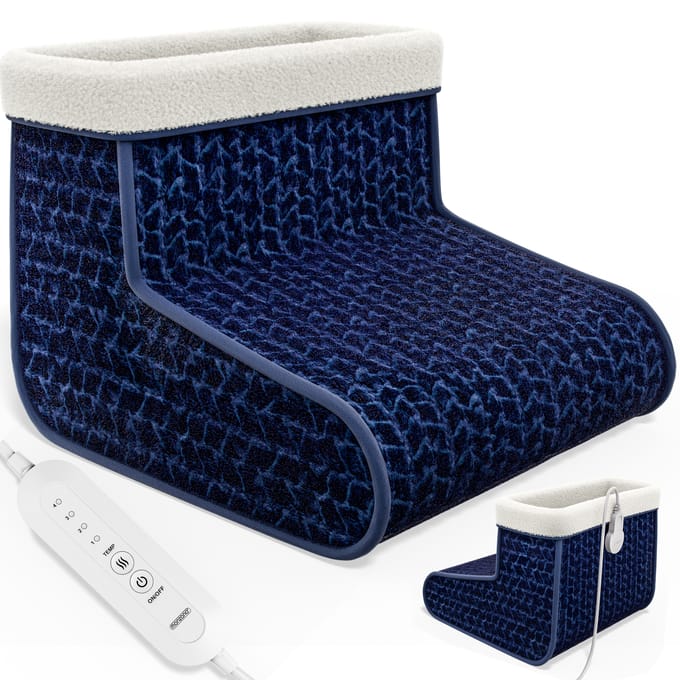 MONZANA Voetenwarmer - Elektrisch 4 Temperatuurstanden Timer - Blauw