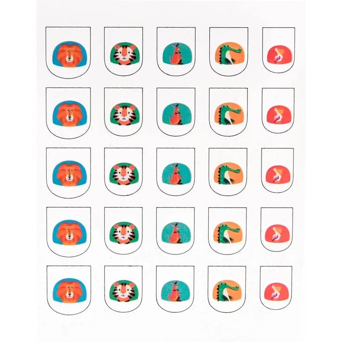 Nagelstickers Rex London Colourful Creatures (x25)
