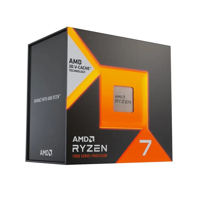 AMD Ryzen 7 7800 X3D 4,2GHz L3 = 96M Processor 120W 8-Core 16-Thread R7 7800 X3D Socket AM5 5NM DDR5 maar zonder ventilator