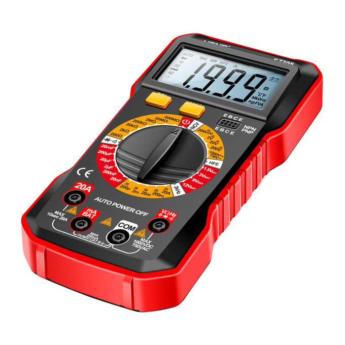 ANENG SZ305 Multimeter Condensator Testers Professionele 1999 Telt Smart Voltmeter Ohm Meter Snel rood