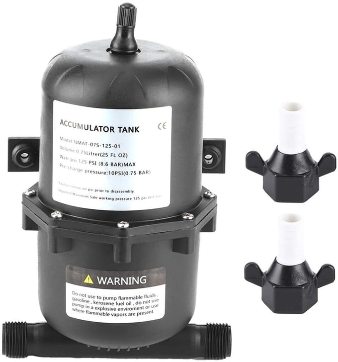 Dailygoody - Accumulator Tank - Waterpomp Accessoire - 0,75L - Druk